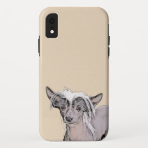 Chinese Crested Hairless Painting Original Dog Art iPhone XR Case