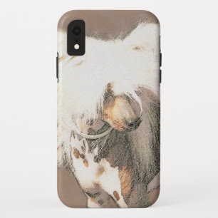 Chinese Crested Hairless Painting Original Dog Art iPhone XR Case
