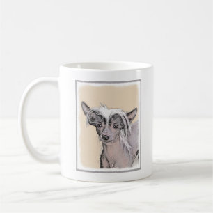 Chinese Crested Hairless Painting Original Dog Art Coffee Mug
