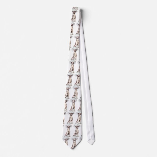 Chinese Crested Hairless Tie (Front)