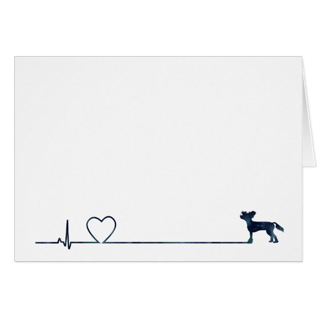 Chinese Crested Heartbeat at My Feet (Front Horizontal)