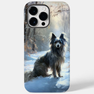 Chinese Crested Let It Snow Christmas Case-Mate iPhone 14 Pro Max Case
