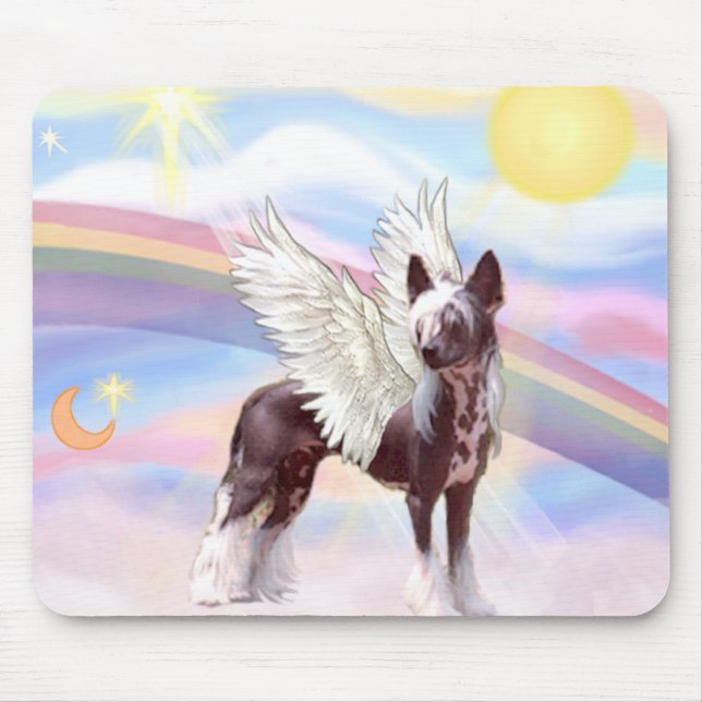Chinese Crested Mouse Mat (Front)