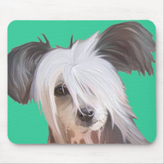 Chinese Crested Mouse Mat