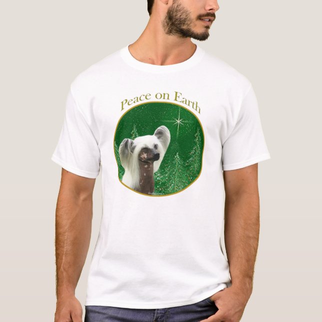 Chinese Crested Peace T-Shirt (Front)