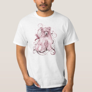 Chinese Crested Pink NB T-Shirt