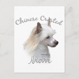 Chinese Crested (powder) Mum 2 Postcard