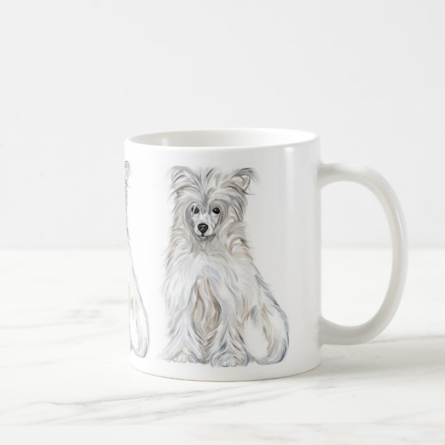 Chinese Crested Powder Puff Coffee Mug (Right)