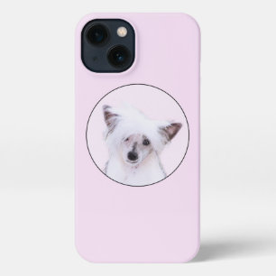 Chinese Crested Powderpuff Painting - Dog Art iPhone 13 Case