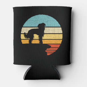  Chinese Crested Retro Vintage Dog Puppy Owner  Can Cooler