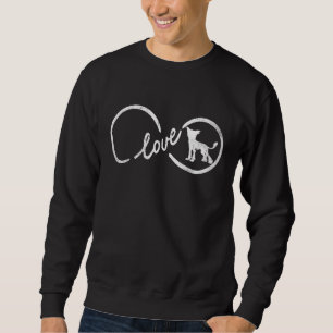 Chinese Crested  Women Teen Girls Kids Un Love 4 Sweatshirt