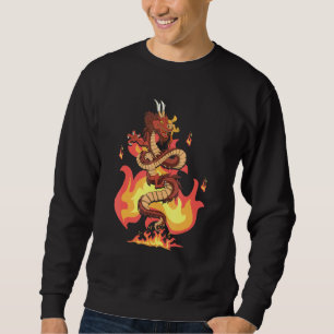 Chinese Culture China Mythical Fantasy Creature Fi Sweatshirt