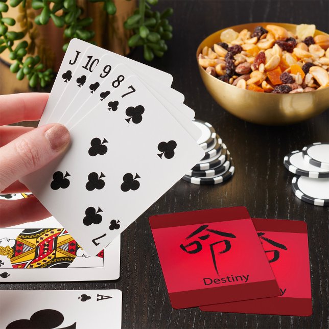 Chinese Destiny Symbol Calligraphy Playing Cards (Creator Uploaded)