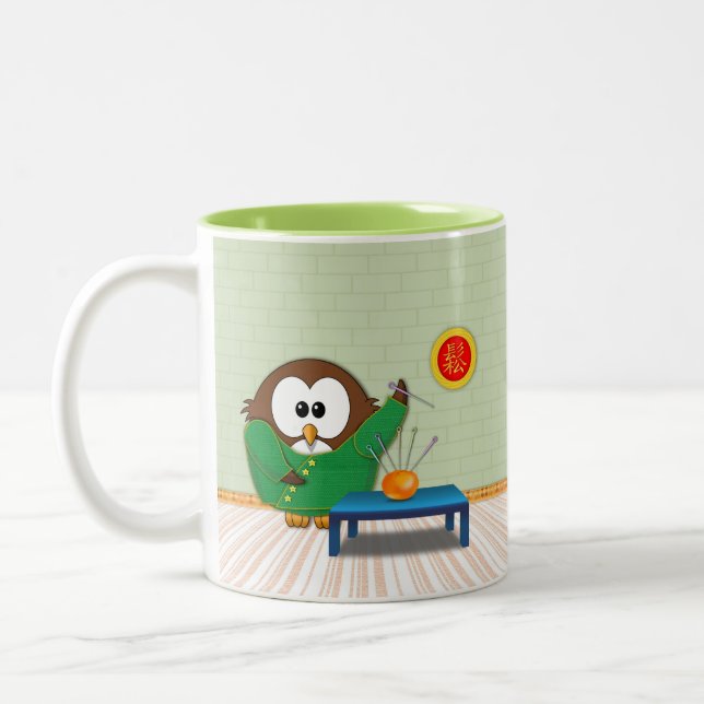 Chinese doctor owl - mug (Left)