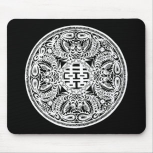 Chinese Double Happiness Mouse Mat