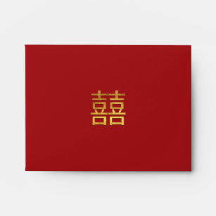 Chinese Double Happiness Wedding Money Pattern Red Envelope