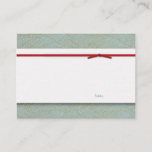 Chinese Double Happiness Wedding Table Place Card