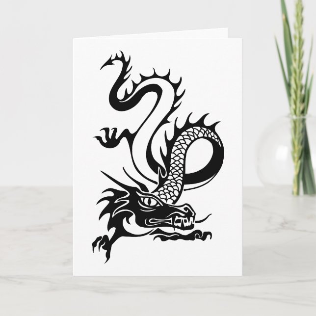 Chinese Dragon (13) Holiday Card (Front)