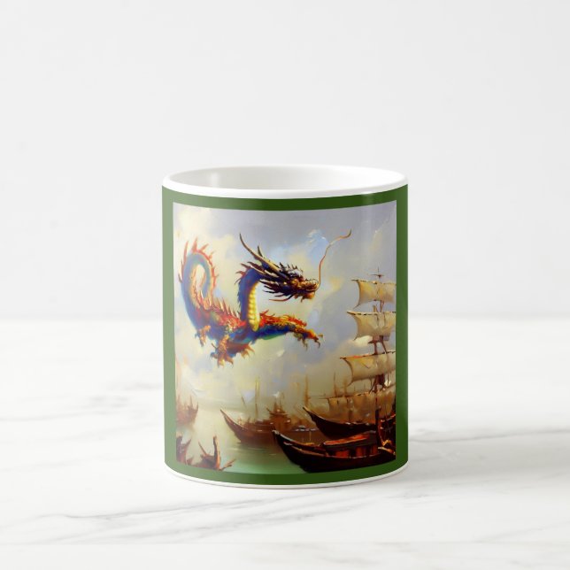 Chinese Dragon (20) Coffee Mug (Center)