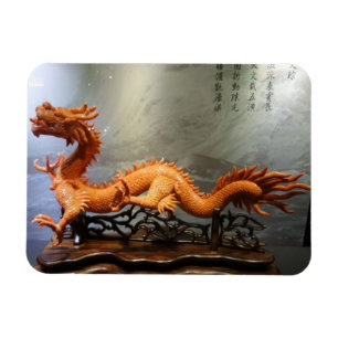 Chinese Dragon 3"x4" Magnet