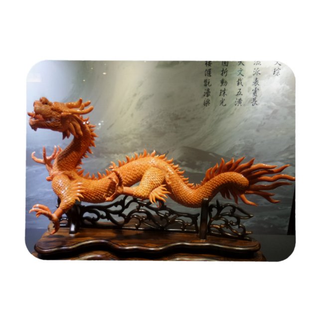 Chinese Dragon 3"x4" Magnet (Horizontal)