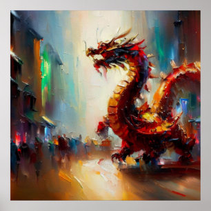 Chinese Dragon (8) Poster