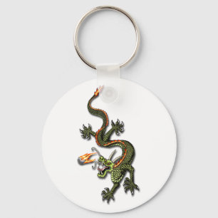 Chinese Dragon and Pearl Key Ring