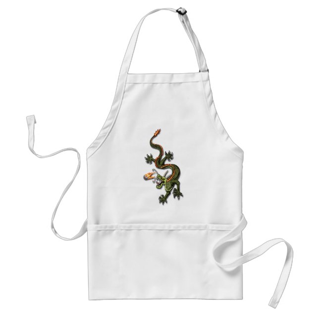 Chinese Dragon and Pearl Standard Apron (Front)