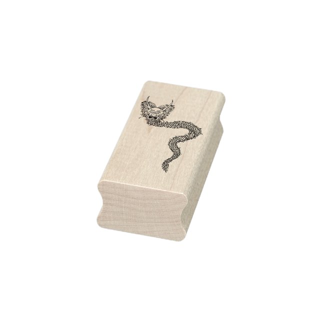 chinese dragon art stamp (Stamp)