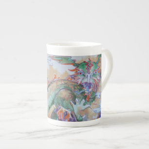 Chinese Dragon Bone China Mug