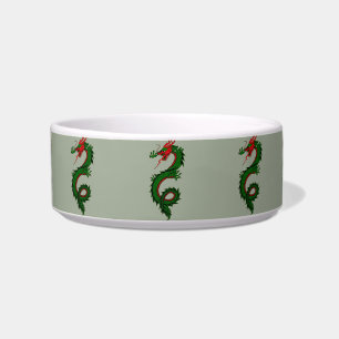 chinese dragon cat food bowl