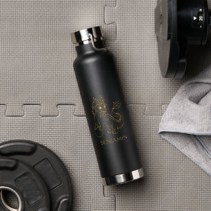 Chinese Dragon Custom Name Water Bottle