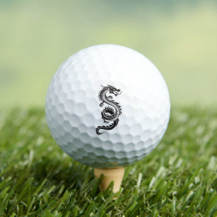 Chinese dragon golf balls