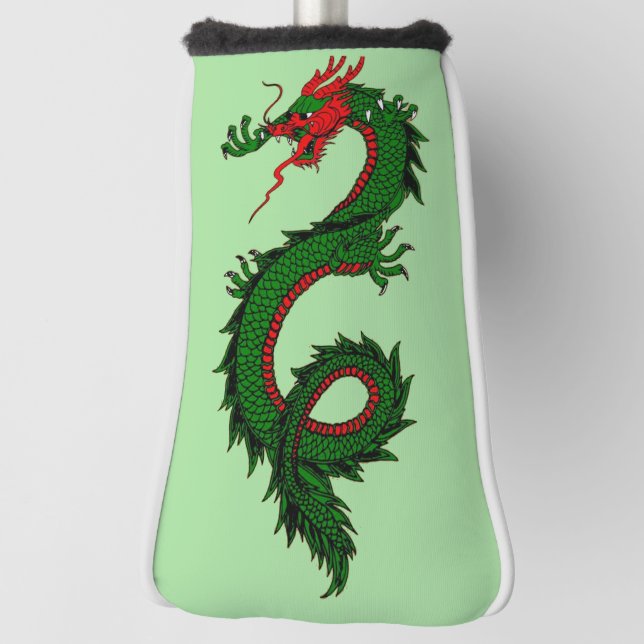 Chinese dragon golf head cover (Rotate 90)