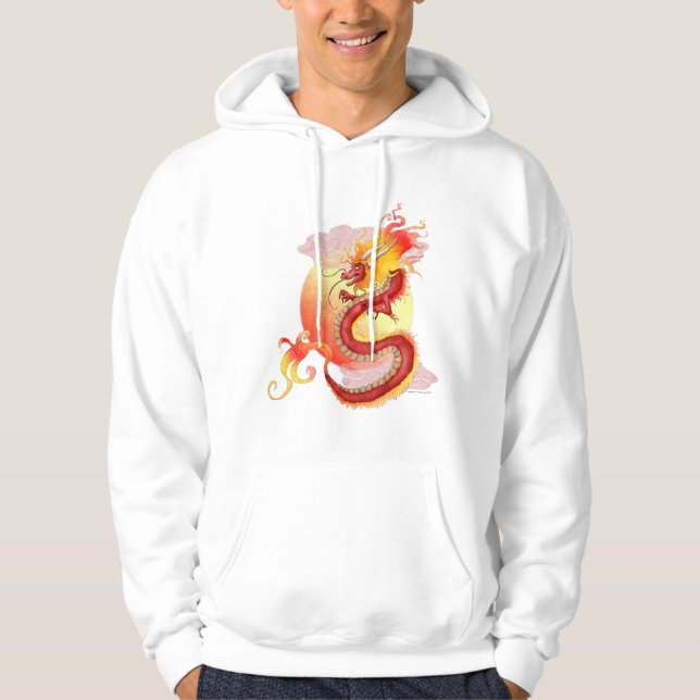 chinese dragon hoodie for men and women (Front)
