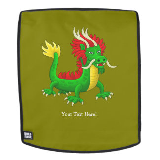 Chinese Dragon Illustration  Backpack