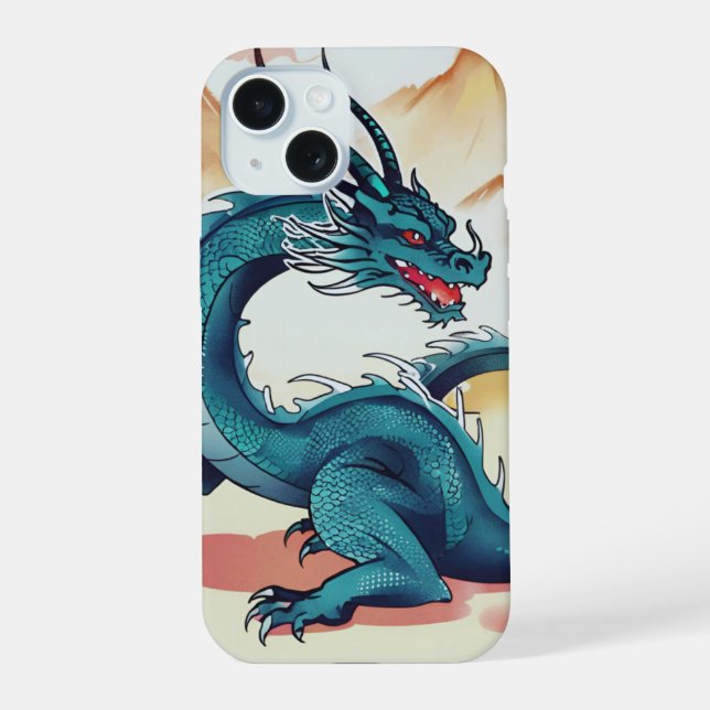 Chinese Dragon  iPhone 15 Case (Back)