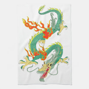 Chinese Dragon Kitchen Towel