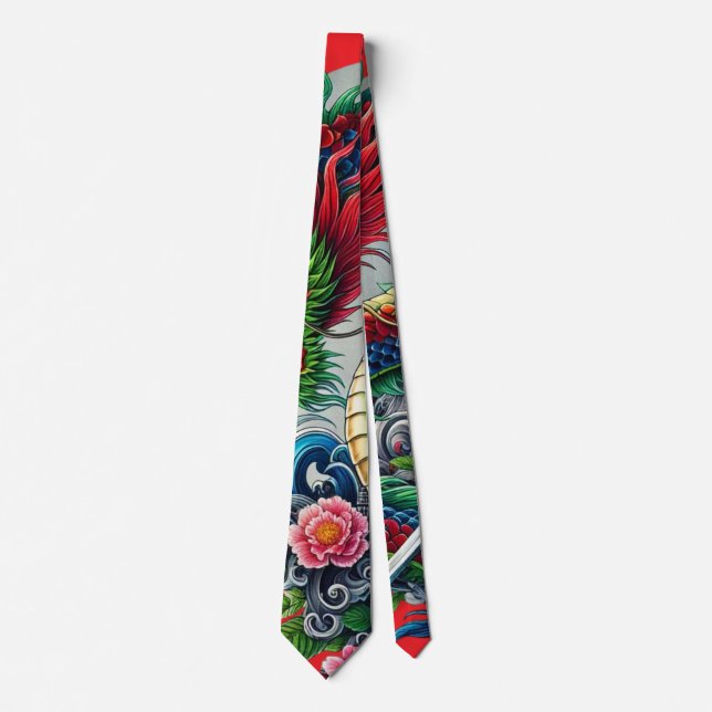 Chinese dragon leggings  tie (Front)