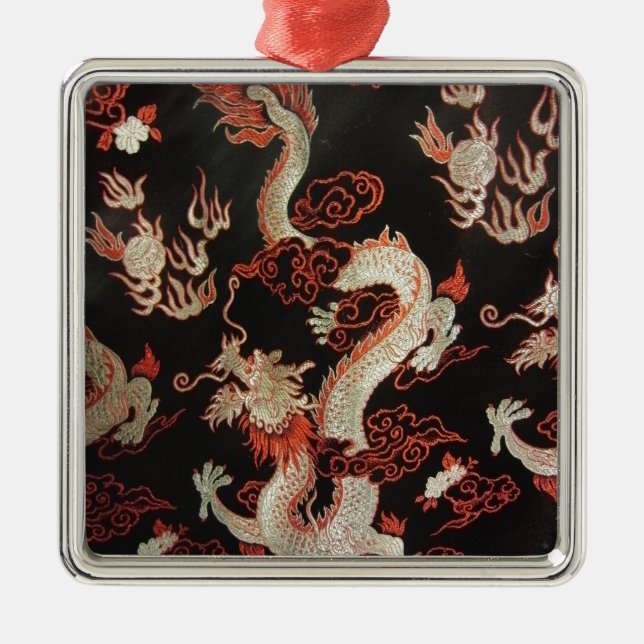 Chinese Dragon Metal Tree Decoration (Front)