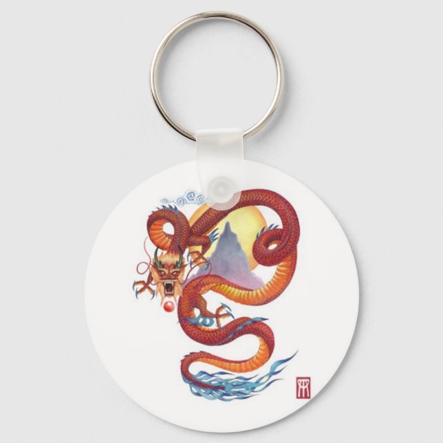 Chinese Dragon modified Key Ring (Front)