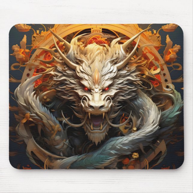 Chinese Dragon Mouse Mat (Front)