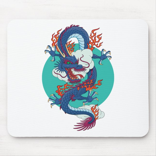 Chinese Dragon Mouse Mat (Front)