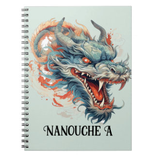chinese dragon notebook
