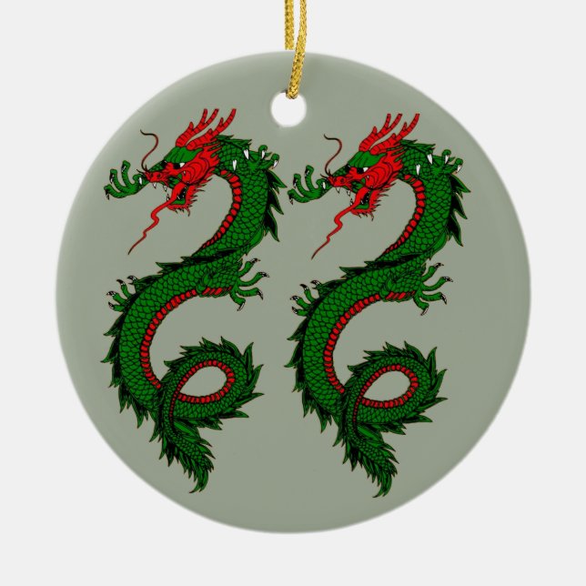 Chinese dragon ornament (Front)