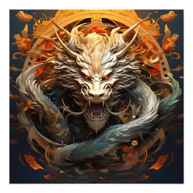 Chinese Dragon Photo Print (Front)