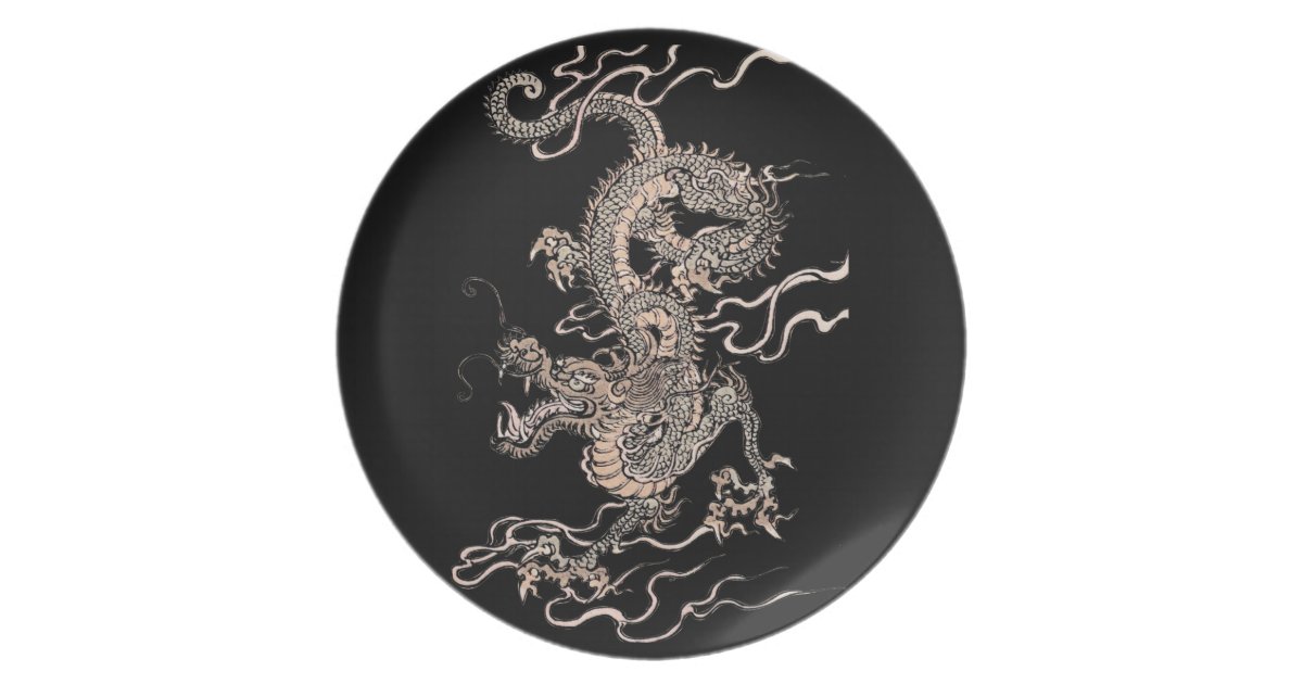 Chinese Dragon Plates | Zazzle