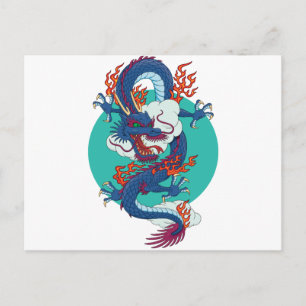Chinese Dragon Postcard