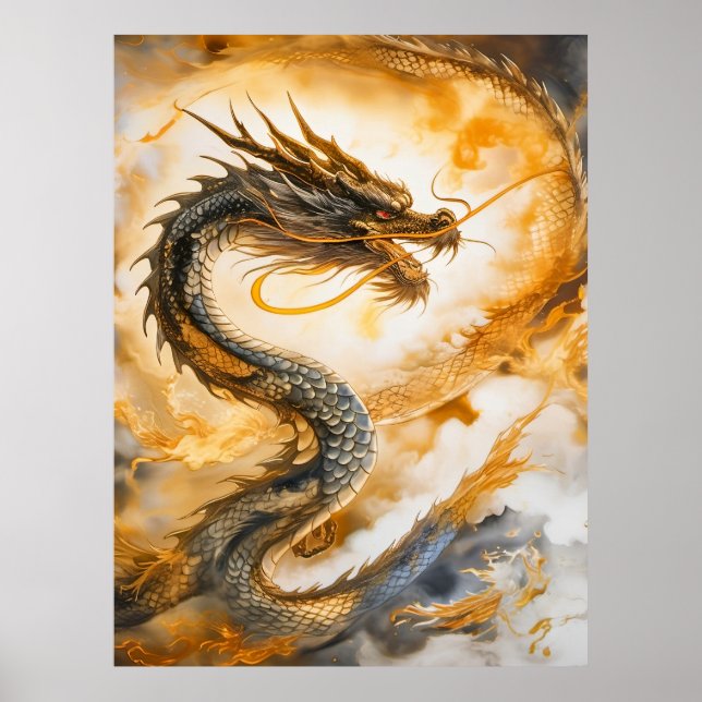 Chinese Dragon Poster (Front)