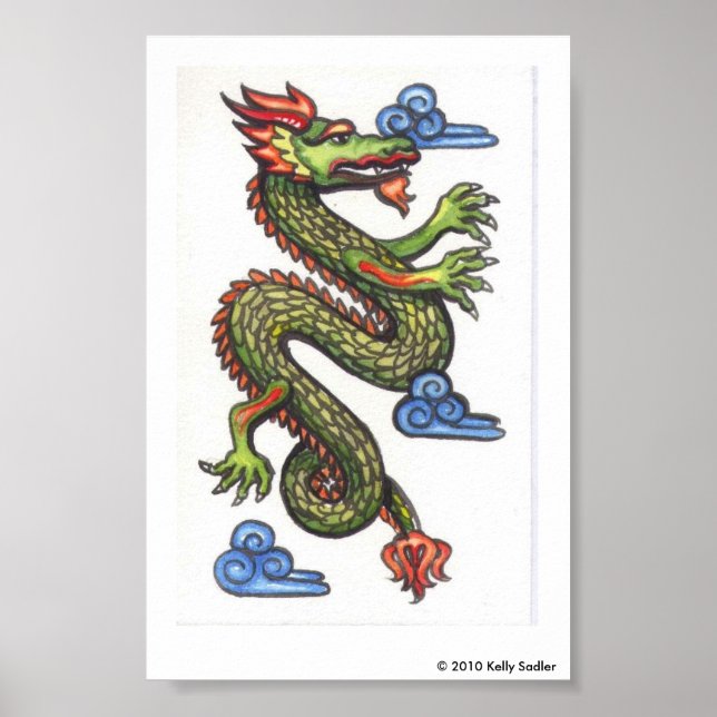 Chinese Dragon Poster (Front)